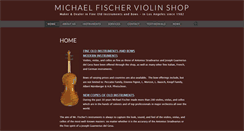 Desktop Screenshot of mfischerviolins.com
